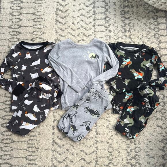 Toddler Boy Halloween Pajama Bundle 5T - Picture 1 of 4